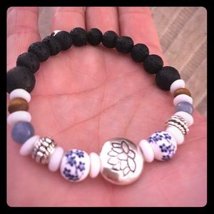 Lava bead bracelet